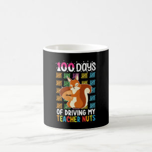 Mug 100 jours à rendre mon professeur fou écureuil