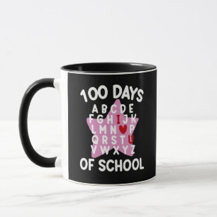 Mug 100 Jours D'Alphabet Scolaire 100E Jour Enseignant