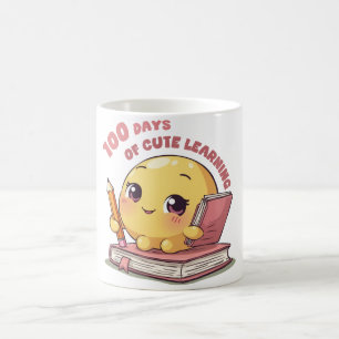 Mug 100 jours de boug d'apprentissage mignon