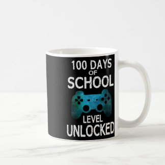 Mug 100 Jours De Jeux Vidéo De Gamer École Niveau Déve