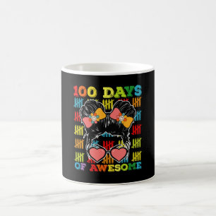 Mug 100 jours de magnifique chignon désordonné 100e jo