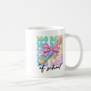 Mug 100 jours d'école arcs filles 100e jour d'école
