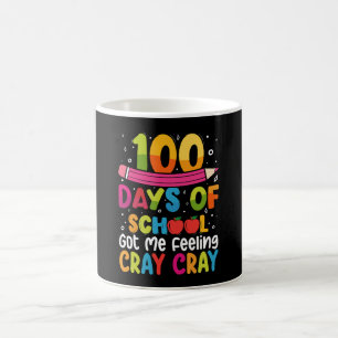 Mug 100 jours d'école me rendent complètement fou