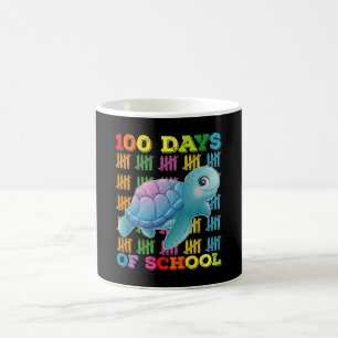 Mug 100 Jours D'école Tortue Enseignant Élève