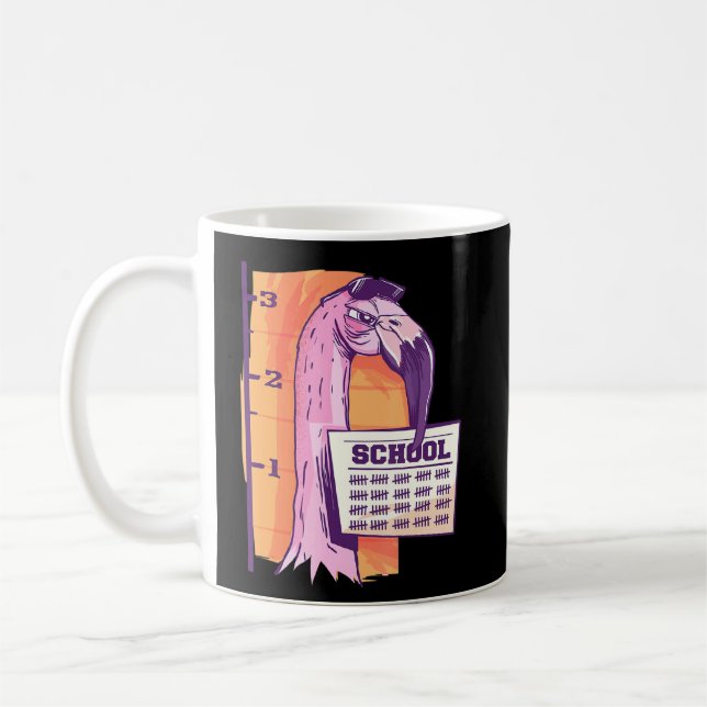 Mug 100 Jours D'Établissements Scolaires Drôle Condamn (Gauche)