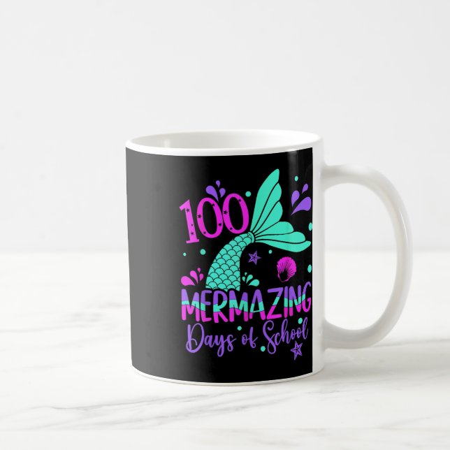 Mug 100 Jours Mermazing Mermaid 100e Jour De L'École G (Droite)
