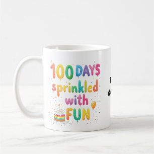 Mug 100 jours parsemés de plaisir Célébrez la joie de