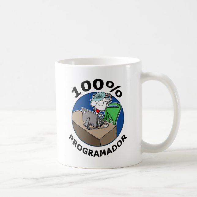 Mug 100% Programmeur (Droite)