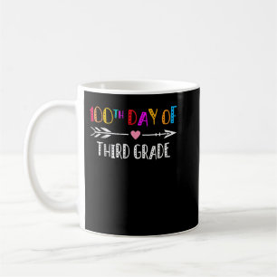 Mug 100e jour de l'école Enseignant de troisième année