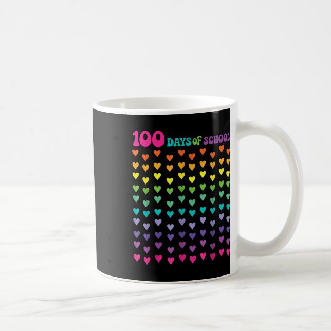 Mug 100e Jour De L'École Enseignant Enfants 100 Jours  (Droite)