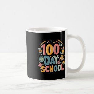 Mug 100e jour d'école 100 jours d'école Rétro Enseigne