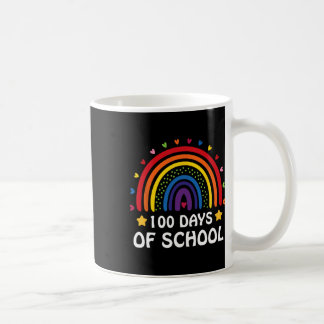 Mug 100ème Jour De L'École 100 Jours Leopard Arc-En-Ci