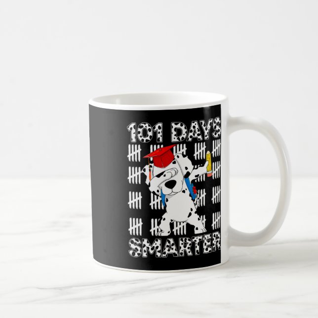 Mug 101 Jours École Mignonne Chien 100 Jours Enseignan (Droite)