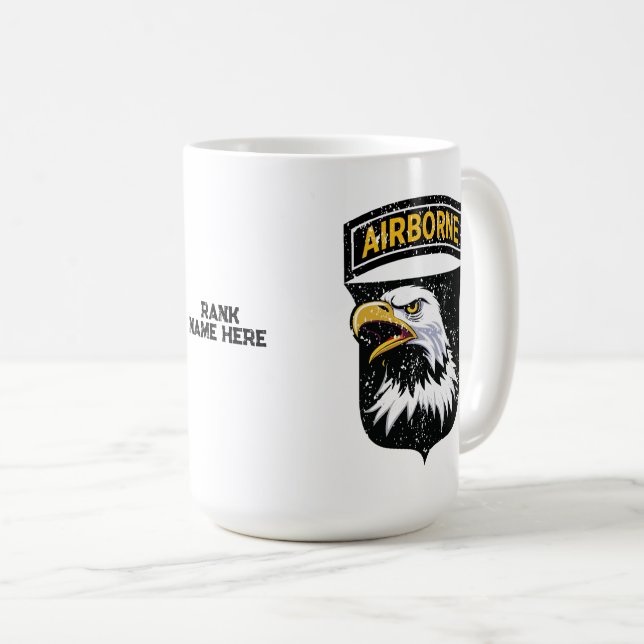 Mug 101e division aéroportée "Eagles hurlants" Personn (Devant droit)