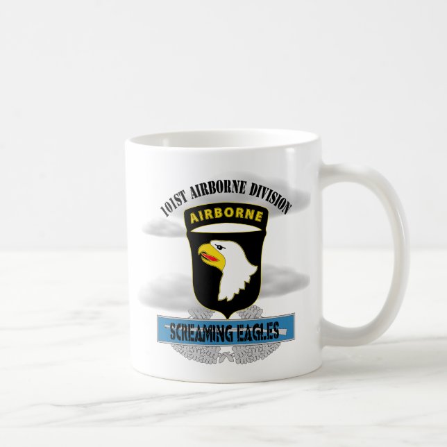 Mug 101st Division Aéroportée "Eagles criard " (Droite)