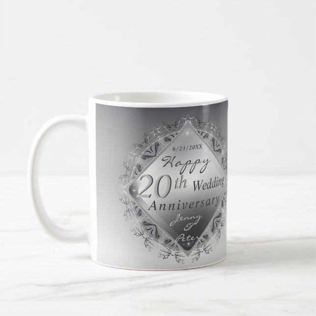 Mug 10,11,20,25,70e anniversaire de Mariage  (Gauche)