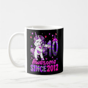 Mug 10 ans Unicorn Floss 10e anniversaire fille Unico