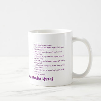 Mug 10 femmes de choses seulement comprennent