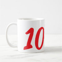 10e anniversaire ajouter nom date année rouge modè