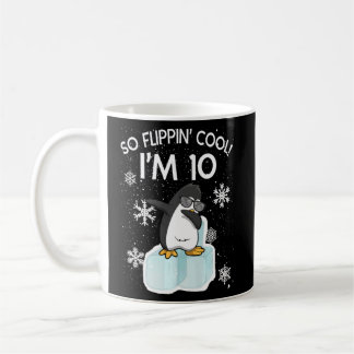 Mug 10e Anniversaire Penguin So Flippin Cool Je suis 1