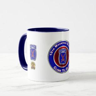 Mug 10e division de montagne "Grimper à la gloire"