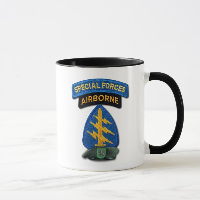 Mug 10ème Bérets verts de groupe de forces spéciales (Droite)
