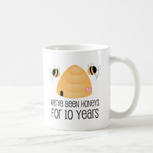 Mug 10ème Cadeau de couples d'anniversaire