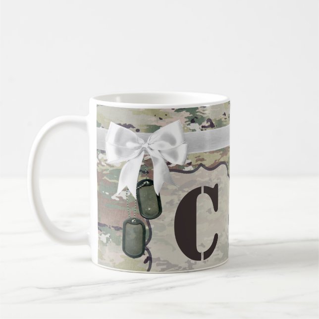 Mug  11 Oz. Camoflauge uniforme de l'armée de la bouge (Gauche)