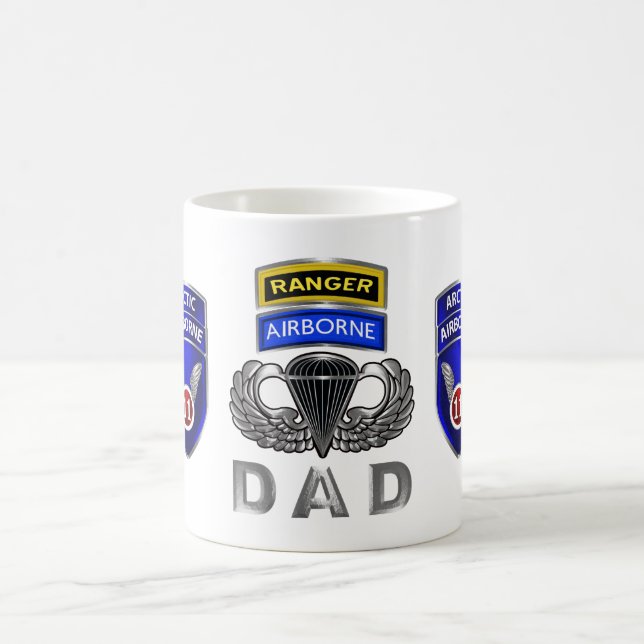 Mug 11e division aéroportée Ranger Airborne Papa (Centre)