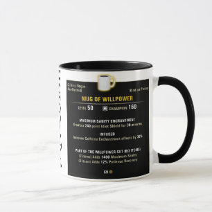 Mug 11oz de puissance de la volonté