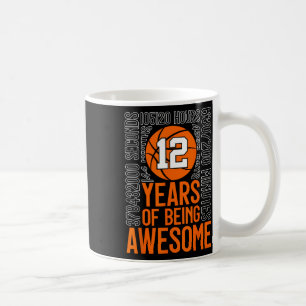 Mug 12 ans à être génial Sketll 12e anniversaire