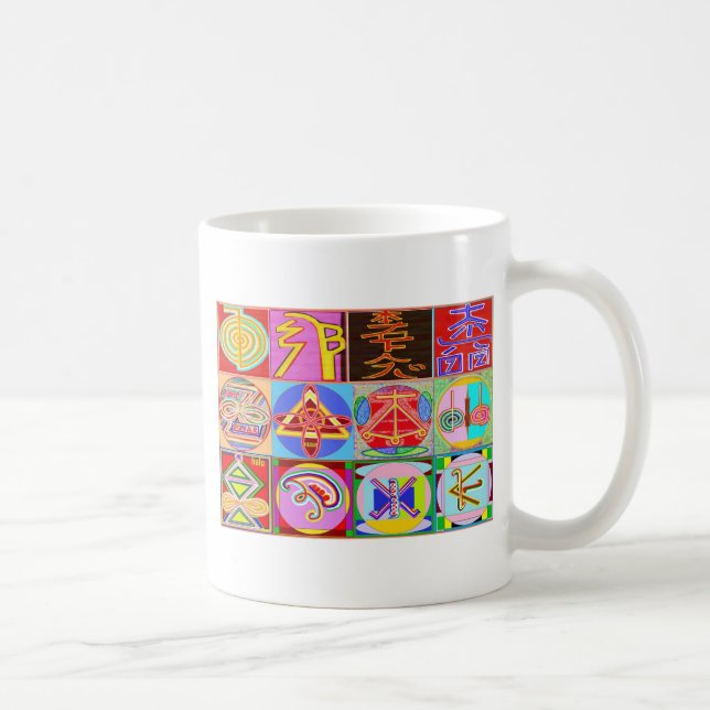 Mug 12 conceptions de guérison de Reiki n Karuna Reiki (Droite)