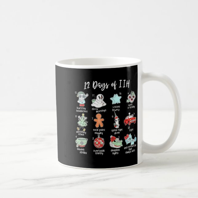 Mug 12 Days Of Iih Christmas Awareness Pseudotumor Cer (Droite)