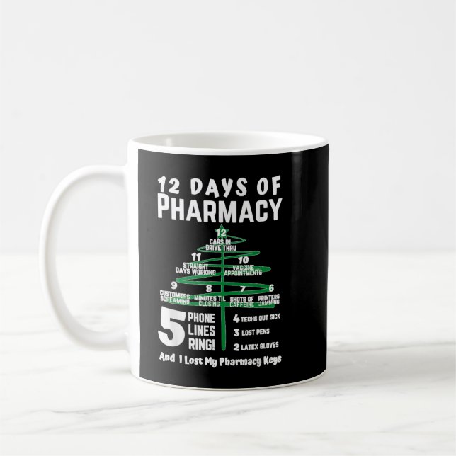 Mug 12 days of pharmacy christmas pharmacy pharmacy ch (Gauche)