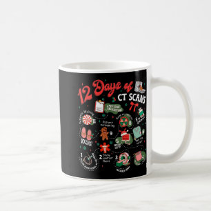 Mug 12 Jours De Scans Ct Noël Ct Tech Cat Scan 