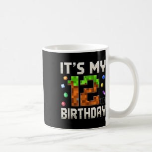 Mug 12e anniversaire 12 ans Anniversaire Garçon Gamer 