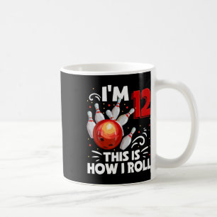 Mug 12e anniversaire Boy Bowling C'est comment je roul