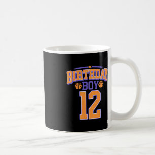 Mug 12e anniversaire garçon de basketball Lover 12 ans