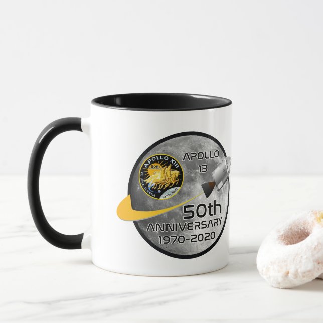 Mug 13-50e anniversaire d'Apollon (Avec donut)