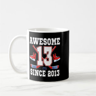Mug 13 Ans Incroyable Depuis Anniversaire Thème Hockey
