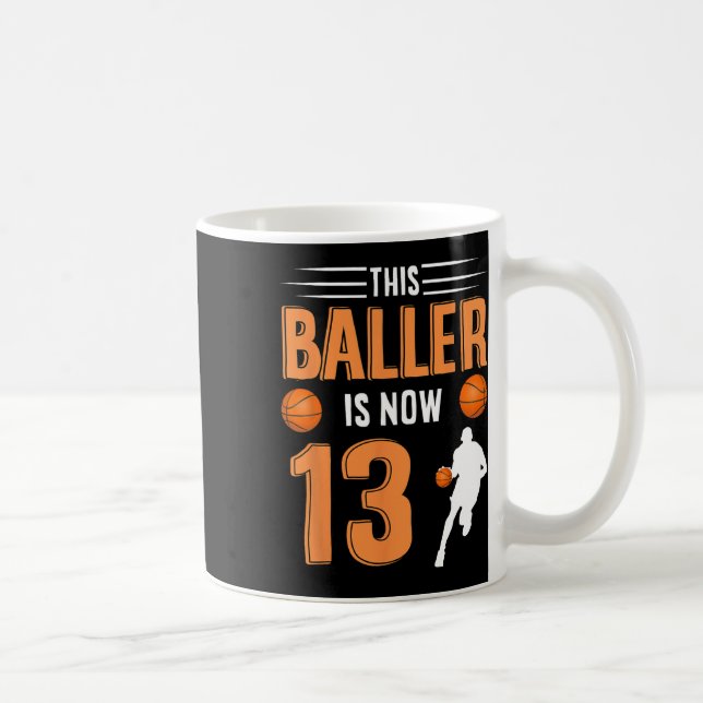Mug 13e anniversaire Bysketbyll - Ce Byller est mainte (Droite)