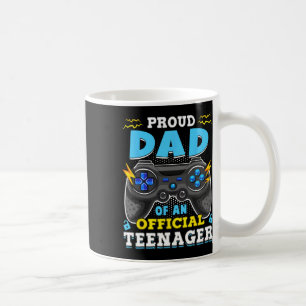 Mug 13e anniversaire Fier Papa Officiel Adolescent Vid