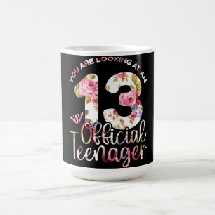 Mug 13e anniversaire filles 13 ans Ado adolescent