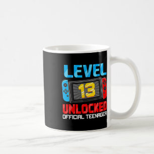 Mug 13e anniversaire Jeu niveau 13 déverrouillé Ado of