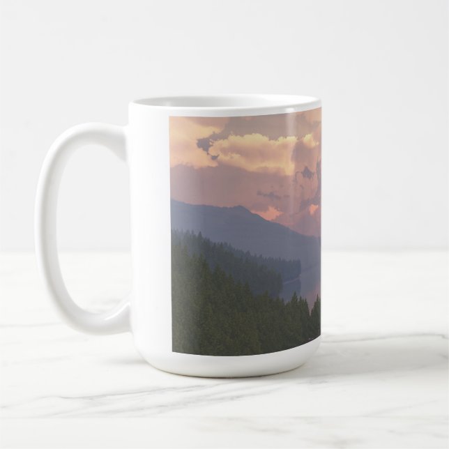 Mug 14oz avec image "Eaux tranquilles" (Gauche)