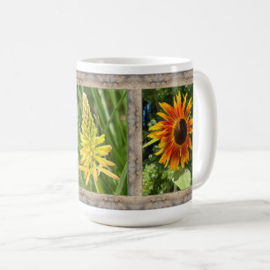Mug 15 oz. Bouge de café aux tournesols