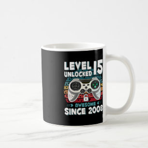 Mug 15ans Anniversaire Fils garçon Jeu amusant 15e 15