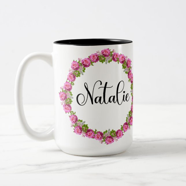 Mug 15oz de Natalie (voir plus d'options) (Gauche)