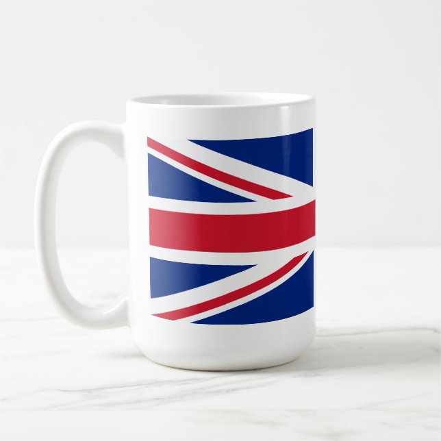 Mug 15oz du Drapeau britannique (Gauche)