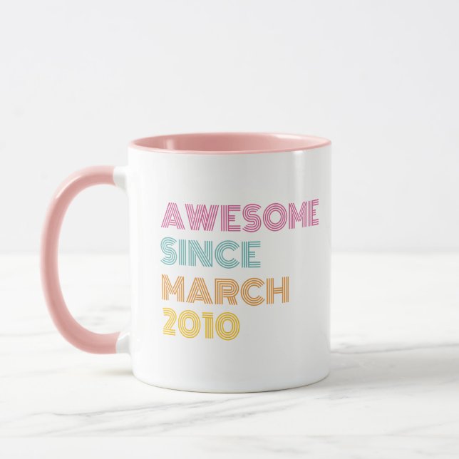Mug 16th Birthday Gift Personalized  (Gauche)